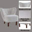 Fauteuil d'appoint en sherpa Teddy