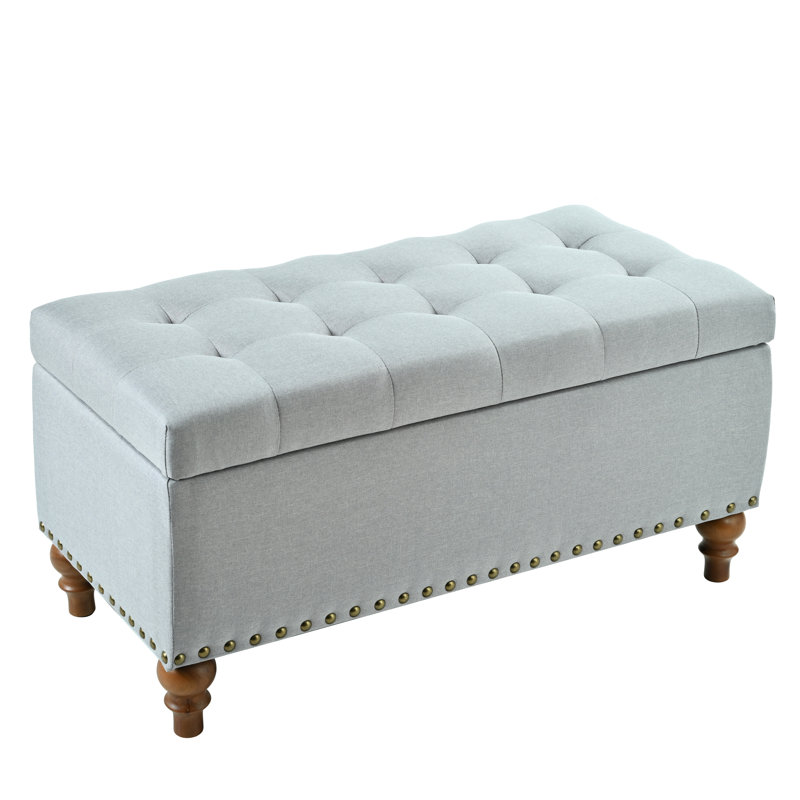 Rectangular Grey Linen - Versatile Storage Solution For Home Spacious Accommodates Various Household Items, Gray