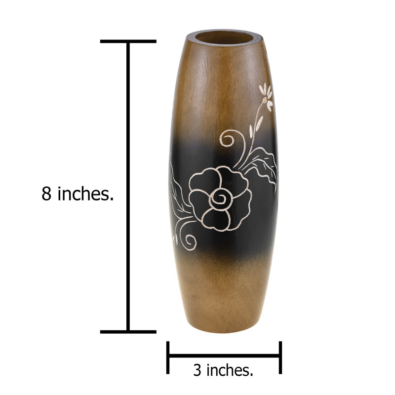Handmade Wood Table Vase