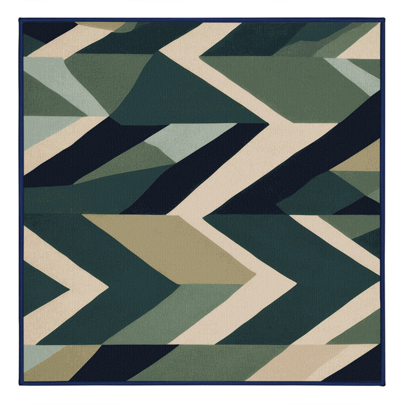 Stellar Pathway Rug, Square 6'