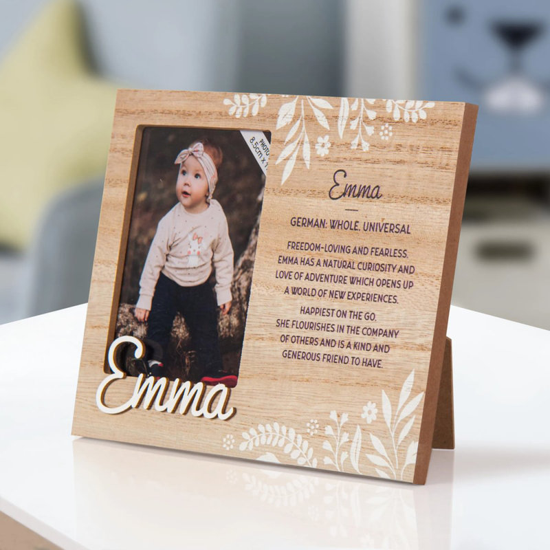 Hazella Tan Solid + Manufactured Wood Picture Frame