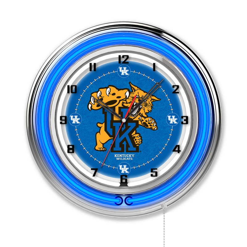 Horloge murale 19 po NCAA, Wildcats de Kentucky - Wildcat
