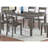 1Pc Contemporary Dining Table Rectangular Wood Base Gray Finish Wooden Dining Room Furniture