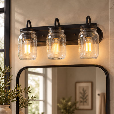 Carlile Dimmable Deep Brown Vanity Light