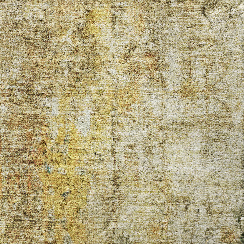 Tapis à poil long de qualité supérieure lavable à la machine ADS655, Brun, 10 pi x 14 pi