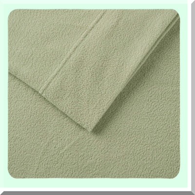 CozyWarm Micro Fleece Sheet Set - Twin XL - 3 Piece - Deep Pocket - Cold Season Bedding - Matching Pillow Case - Soft and Warm Sheets
