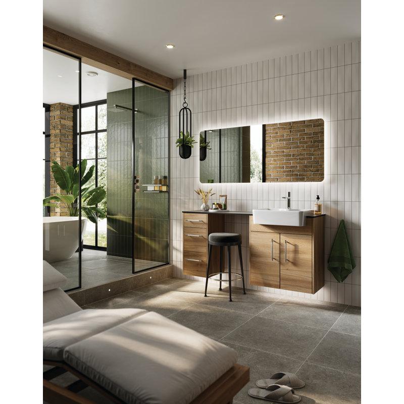 Ambience Wall Mirror, 60cm H x 140cm W