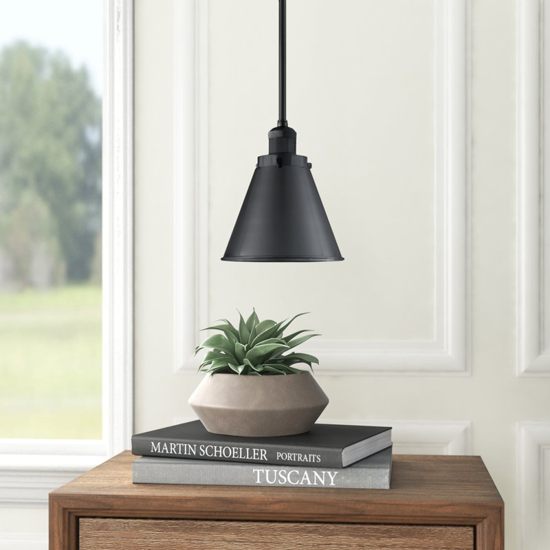 Donovan 1 - Light Single Pendant, Matte Black, Matte Black, Bulb Not Included