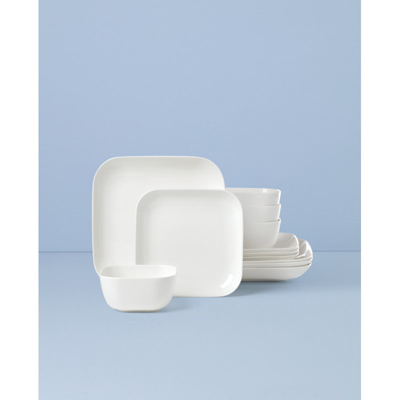 Studio 1414 Square 12 Piece Dinnerware Set