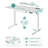 Curtia 140Cm W  Electric Height Adjustable  Desk with Charging Station & LED Light