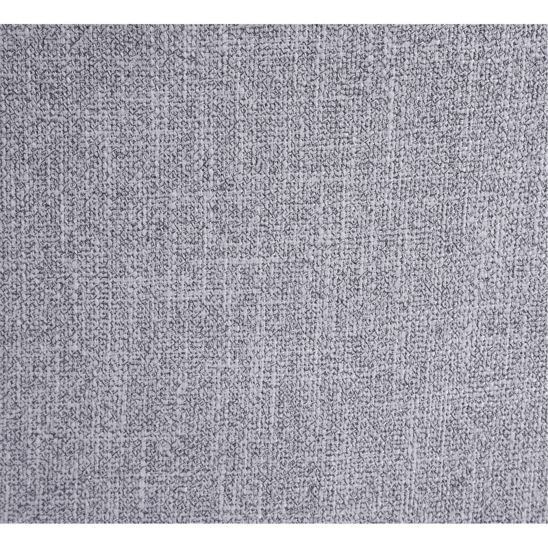 Ensemble de 2 chaises d'appoint en lin gris et chêne gris