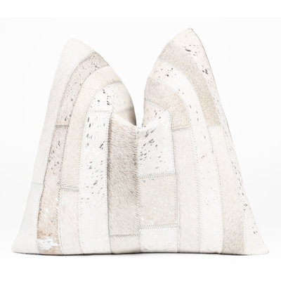 Coussin en peau de vache