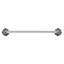 Acanthus 24 inches c.c. {approximately} towel bar Renaissance style with 5/8 reeded center in Antique Brass-1628307200-1628307204