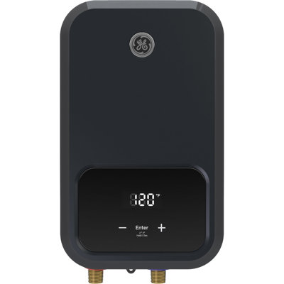 GE Appliances 14.6 kW, Medium Tankless Electric Water Heater with Digital Touch Screen Temperature Control, 2.9 Gallons per Minute, 240V