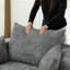 Canapé simple 55 po en chenille éponge-789756892