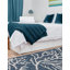Tapis bleu contemporain Azilynn-598099893