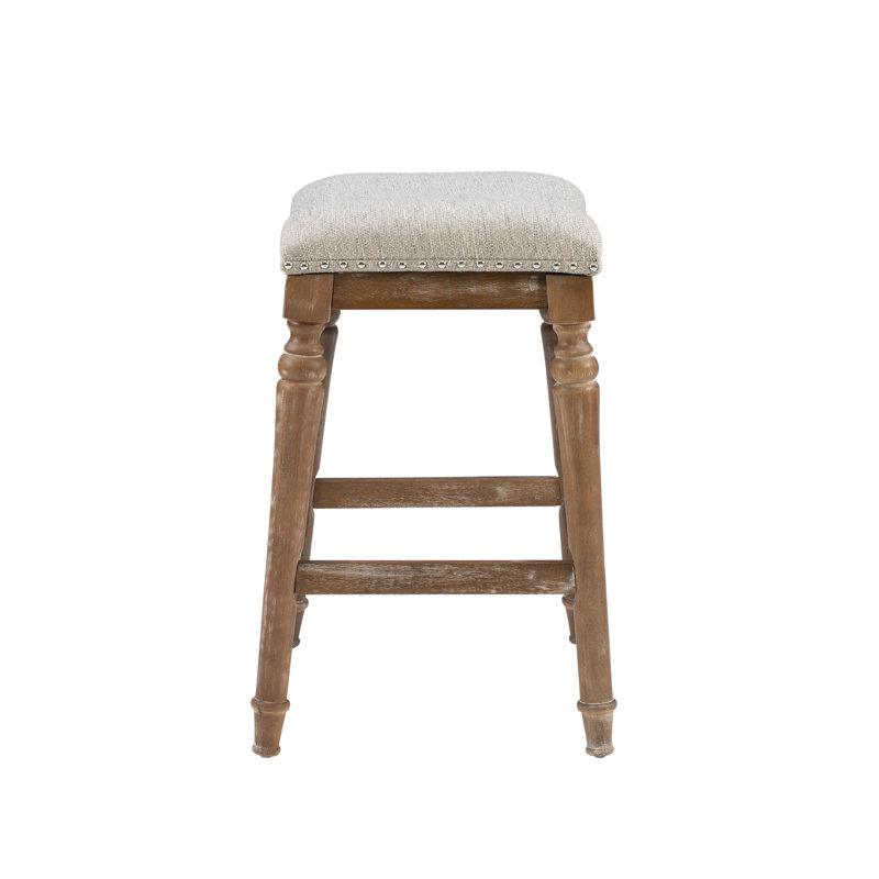 Grand et grand tabouret Kathryn, Brun