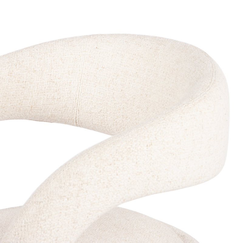 Hawkins Standard Upholstered Arm Chair, Omari Natural