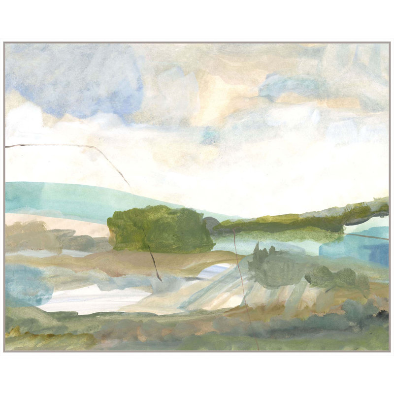 " Abstract Landscape 4a " by Katie Ré Scheidt, Wrapped Canvas, 43" H x 53" W