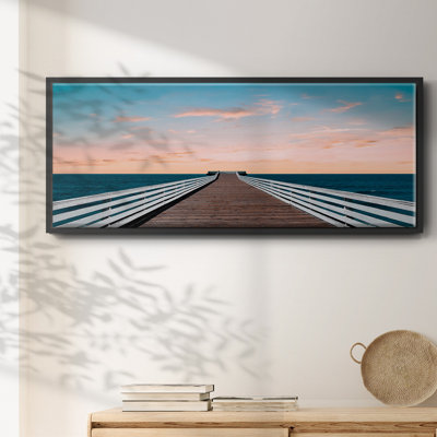 West Coast Sunset- Framed Canvas
