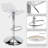 Mendushe Swivel Adjustable Height Bar Stool-938273454