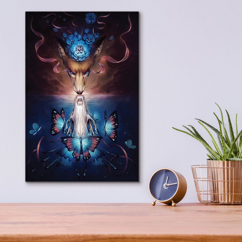 Trinx «Beautiful Mort Coloured» par JoJoesArt, verre acrylique Wal Art, H 16 po x l 12 po x P 0,13 po
