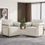 Fauteuil demi-tonneau rembourré et pivotant-41376912
