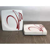 Red Vanilla Paint It 10.5" Bone China Dinner Plate