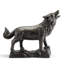 Loup hurleur au clair de lune
