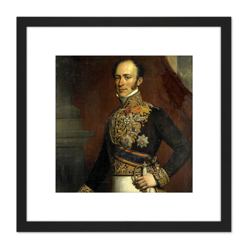 Portrait Jan Jacob Rochussen by Pieneman - Single Picture Frame Painting