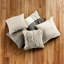  Coussin de canapé en lin de qualité supérieure - Coussin décoratif d'intérieur 20 po x 20 po
