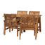 Harbison 4 - Person Acacia Wood Patio Dining Set with Rectangular Table-59400813