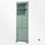 Armoire de salle de bain autoportante Anegada, armoire de rangement haute avec 3 tiroirs et tablettes réglables-1538140589-1511281328