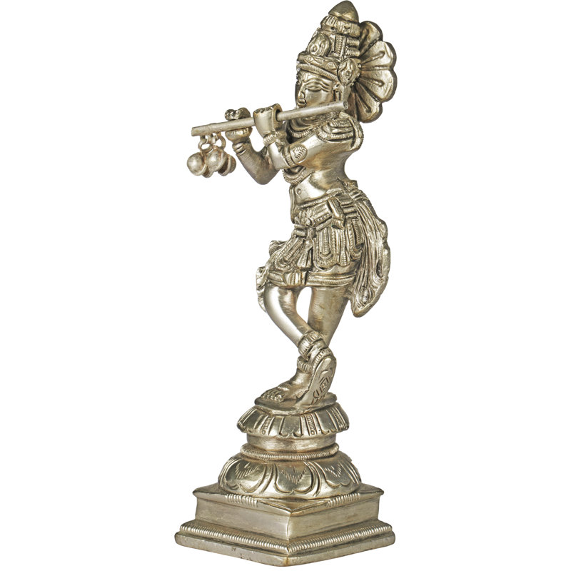 Petite flûte 6 "Shri Krishna en laiton
