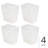 Small Rectangular Bathroom Trash Cans - Ideal for Primary and Guest Bathroom or Home Office-113267908-113267910