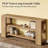 Slim 3-Tier Entryway Console Table, Space-Saving Design With Rustic Farmhouse Charm And Multi-Purpose Functionality