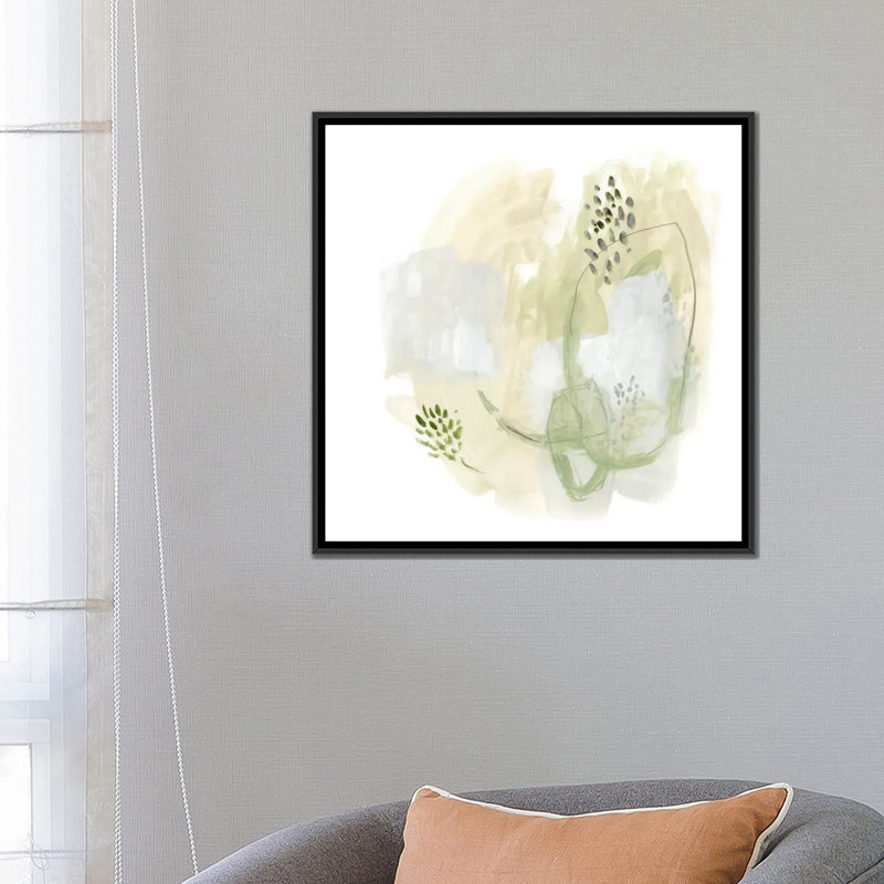 « intermezzo i », reproduction sur toile, H 26 po x l 26 po x P 1,5 po, Toile avec cadre noir, Pas de tapis