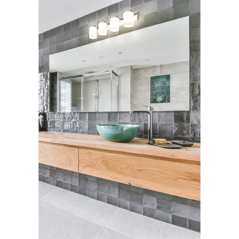 Rosevale 4 Light Vanity, Chrome