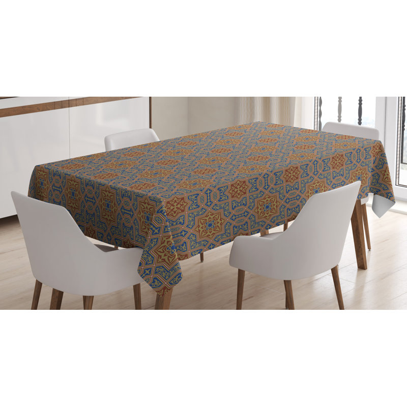 Moroccan Tablecloth, 90" L x 60" W