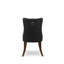 9-piece Mid-Century Dining Table Set includes a Kitchen Table and 8 Dark Grey Polyester fabric Dining room Chairs with Button tufted Back - Antique Walnut Finish-1793251548-1778855434