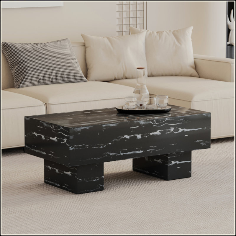 Table basse Brooksburg, Noir
