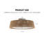 Ventilateur de plafond tressé 21 po Bohemian