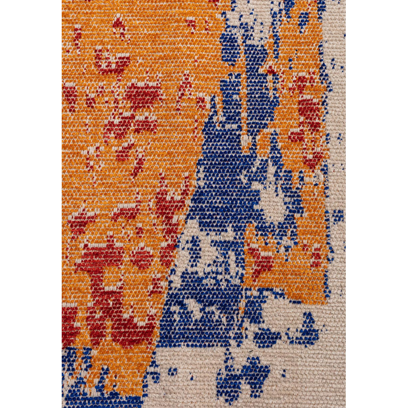 Peinture moderne en aérosol organique, Rectangle 6 pi 7 po x 9 pi 10 po