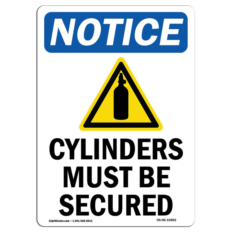 Les cylindres doivent être sécurisés
