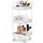 3-Tier Rolling Cart, Utility Cart with Wheels,Metal Cart,Bathroom Cart,Salon Trolley Cart,Kitchen Storage Cart-89251849
