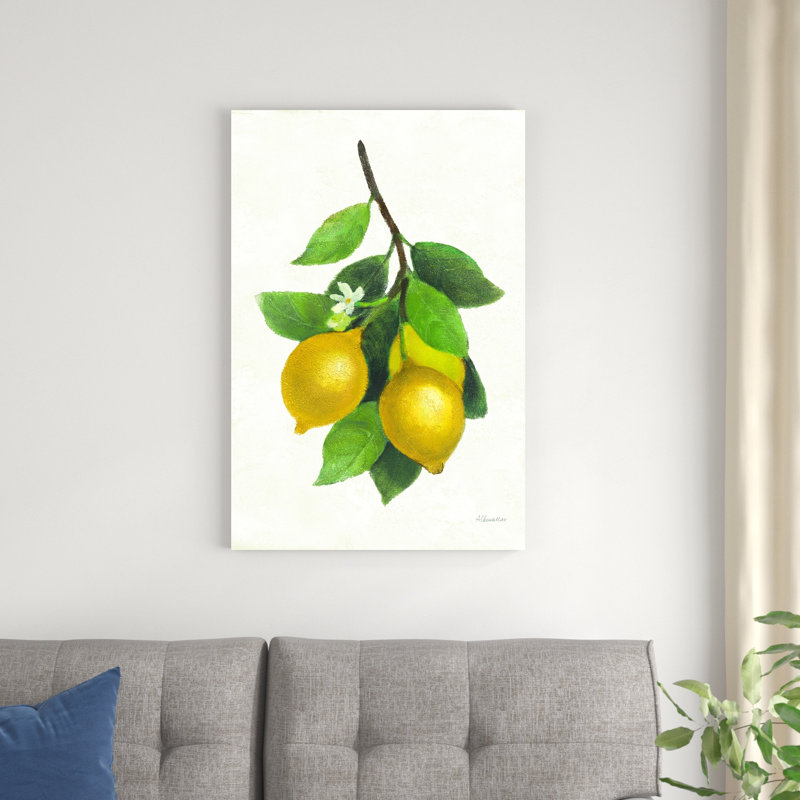 Branche de citron III, H 36 po x l 24 po