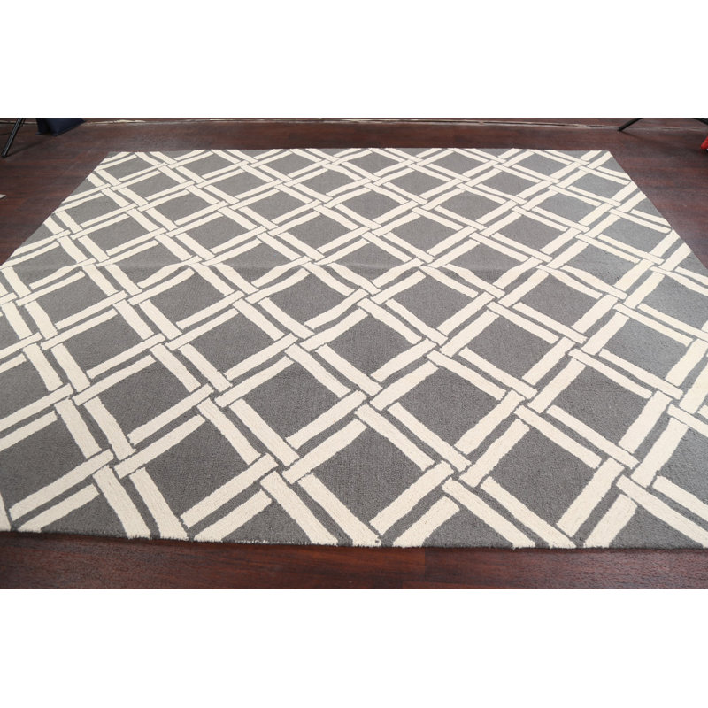 Wool Geometric Indoor Rug