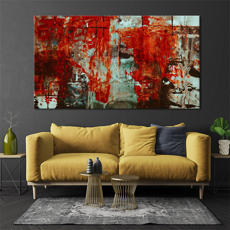Splash - Wrapped Canvas Painting, 51cm H x 76cm W x 2cm D