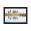 Lake Reflections, impression encadrée noire