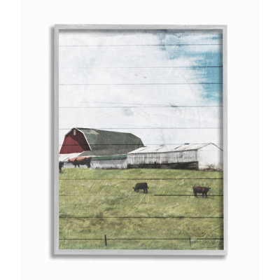 «Farm Landscape», peinture